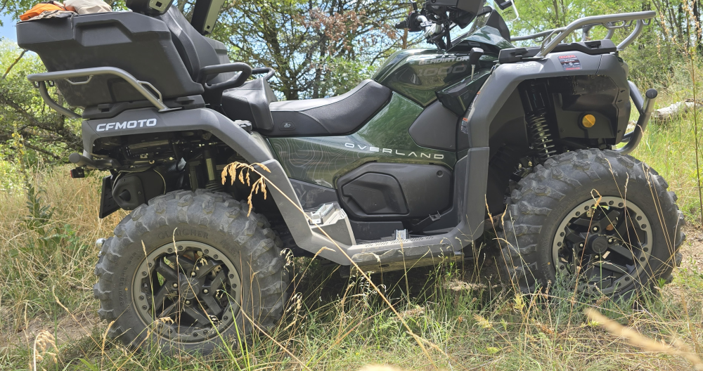 105 km/h na štvorkolke T3B CFMOTO Gladiator X1000 G3 Overland ABS ?