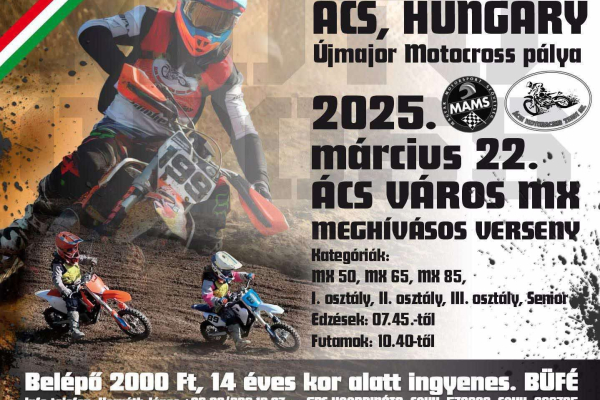 22.3.2025 Motokros Ács HU