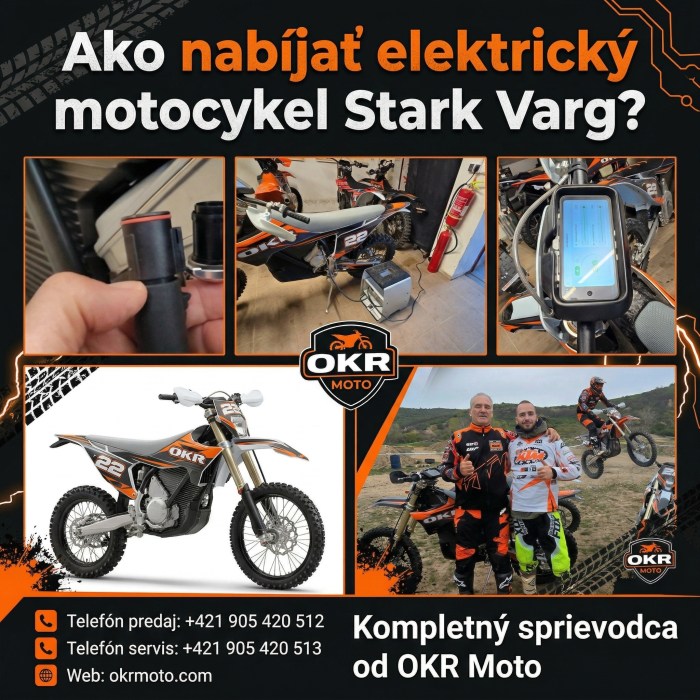 Ako nabíjať elektrický motocykel Stark Varg?