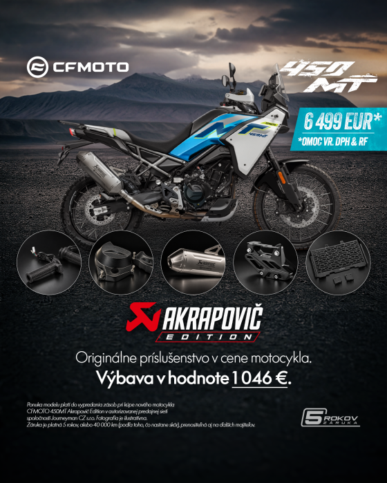 CFMOTO 450MT Akrapovič Edition Limitka