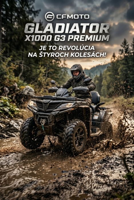 CFMOTO GLADIATOR X1000 G3 Premium je revolúcia na štyroch kolesách!