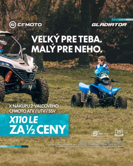 CFMOTO Gladiator X110 LE za POLOVICU!