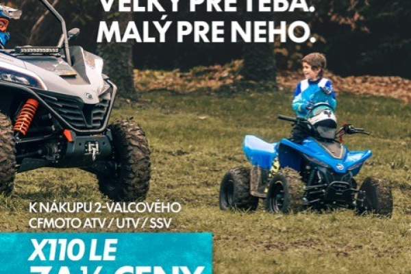 CFMOTO Gladiator X110 LE za POLOVICU!