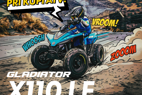 CFMOTO Gladiator X110 LE za POLOVICU!