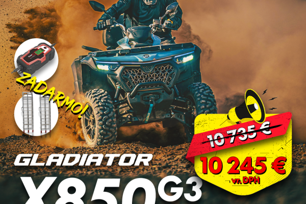 CFMOTO GLADIATOR X850 G3 a nový svetový rekord