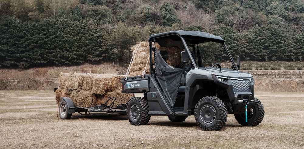 CFMOTO UFORCE U6 EV je 100 % elektrické.