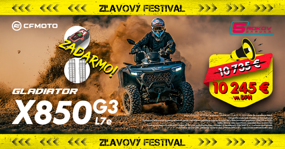 CFMOTO ZĽAVOVÝ FESTIVAL v OKR Moto !!!