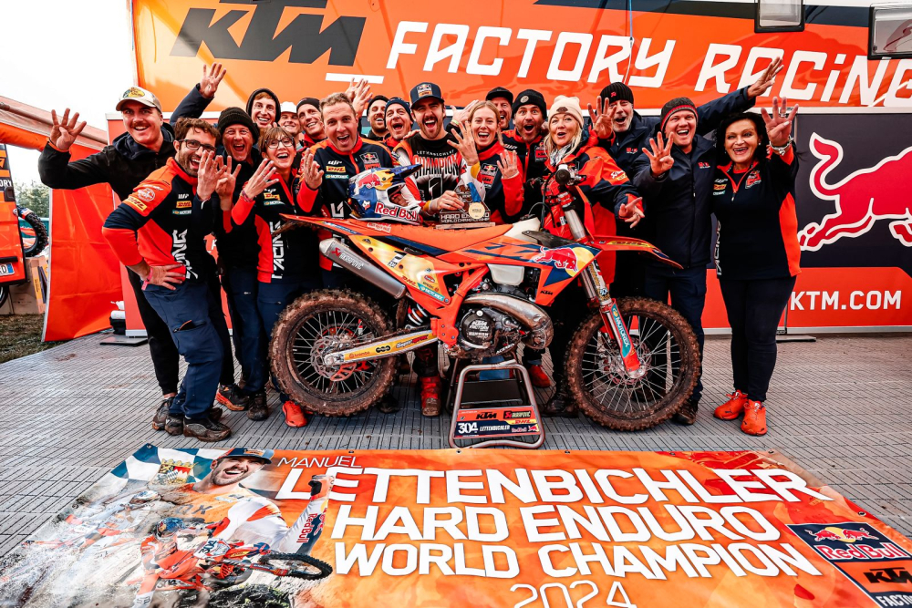 KTM 300 EXC A MANI LETTENBICHLER VYHRAVAJÚ MAJSTROVSTVÁ SVETA V HARD ENDURO 2024 !