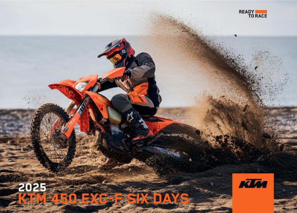 KTM 450 EXC-F SIX DAYS kráľovná endura