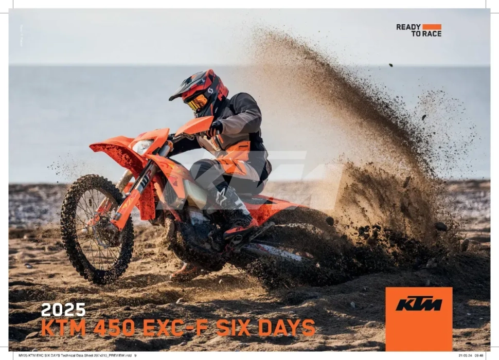 KTM 450 EXC-F SIX DAYS Legenda pripravená na všetko