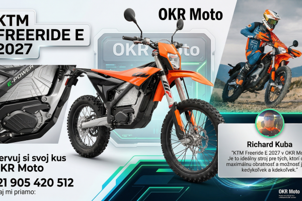 KTM FREERIDE E 2027 Viac výkonu, menej servisu a legálne na ŠPZ aj do lesa