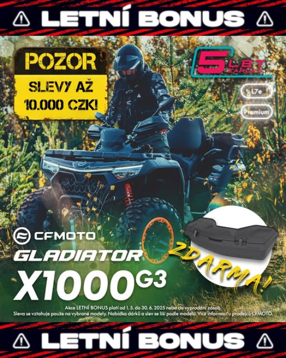 Letný bonus CFMOTO je tu v OKR Moto !