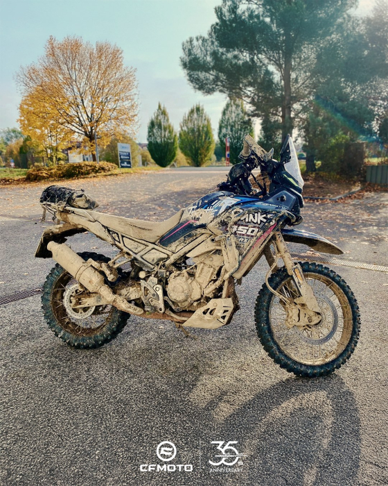 Motocykel CFMOTO 450MT je zrodený pre divočinu