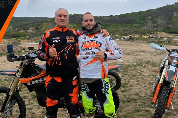 OKR Moto a Mike Kornél Károly na trati s elektrickým STARK VARG EX