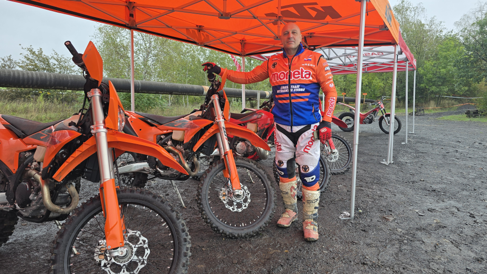 OKR Moto na KTM testoch v MX Parku Karviná.