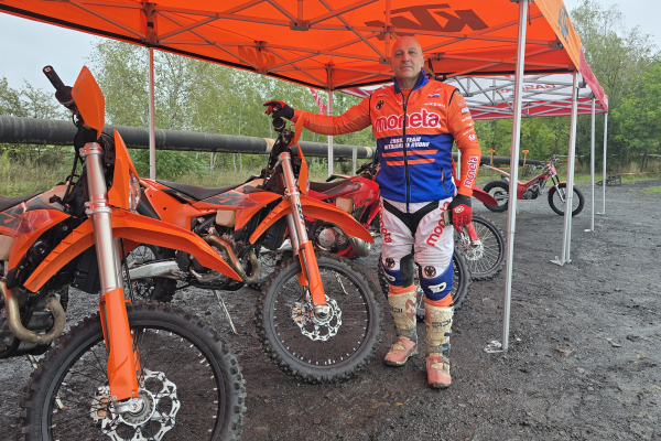 OKR Moto na KTM testoch v MX Parku Karviná.