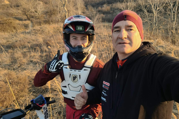 OKR Moto test Stark VARG s Brianom Hsu