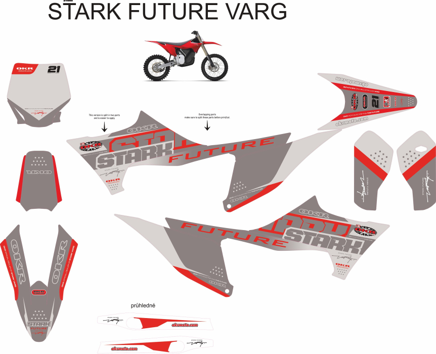 OKR Moto v bojových farbách Stark Future