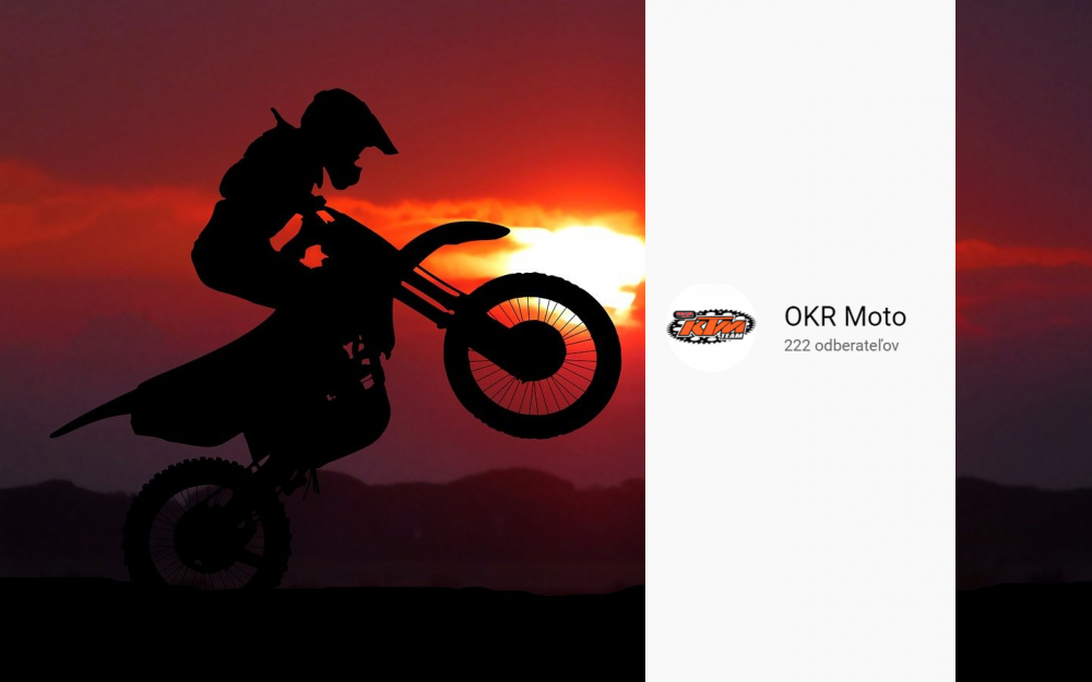 OKR Moto YouTube kanál má 222 odberateľov a to je aj štartovné číslo legendárneho 9 násobného majstra sveta Antonio Cairoliho