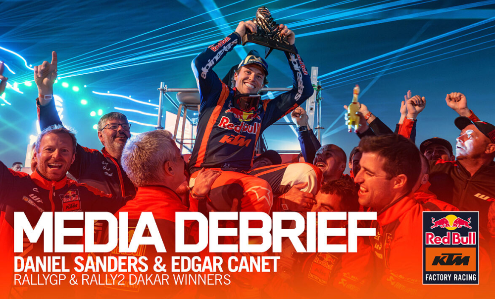 Víťazi Rally Dakar 2025 Daniel Sanders a Edgar Canet sa stretnú s médiami už túto stredu!