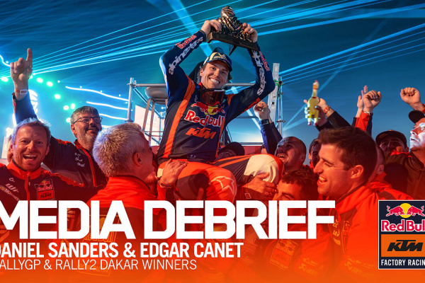 Víťazi Rally Dakar 2025 Daniel Sanders a Edgar Canet sa stretnú s médiami už túto stredu!