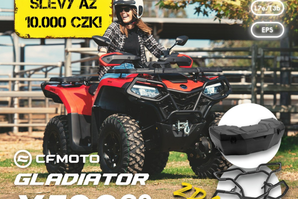 Využite letný bonus OKR Moto na štvôrkoľku CFMOTO GLADIATOR X520 G2!