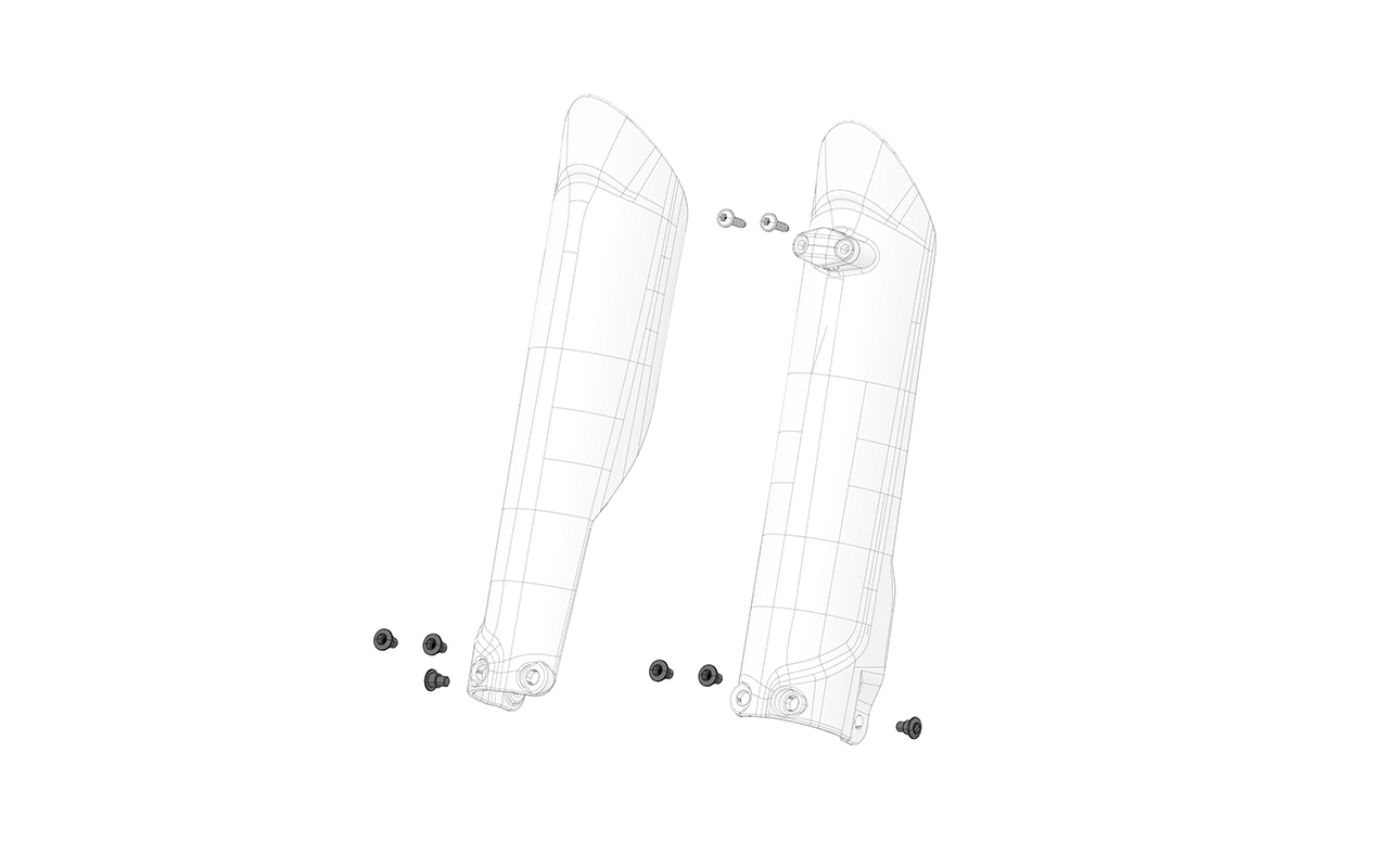 Fork cover bolt OKR Moto